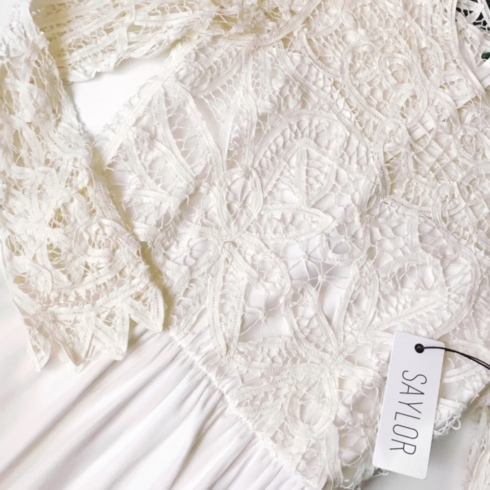 Saylor Revolve Josie Battenburg Lace Dress… - Picture 6 of 8